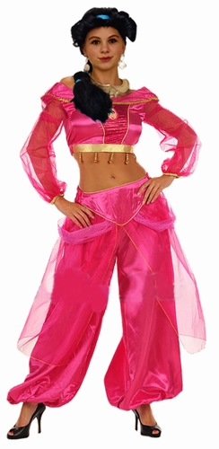 Jasmine roze 2-delig (Aladdin, 1001 nacht)