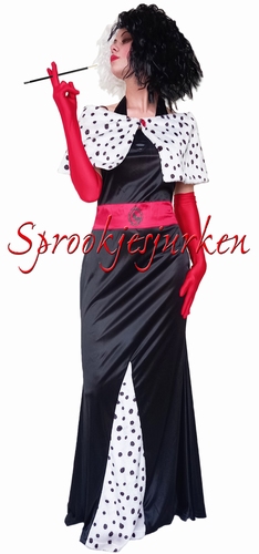 Cruella De Vil jurk 1