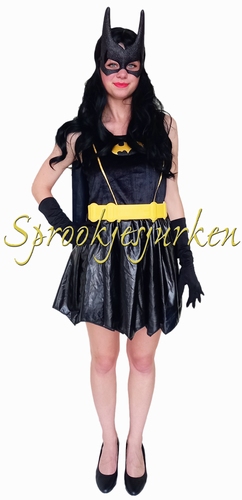 Batgirl Batwoman jurk met masker en cape