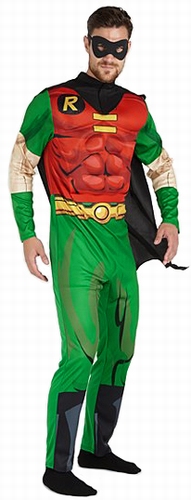 Robin met oogmasker