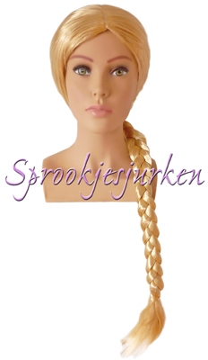 pruik Rapunzel vlechtpruik