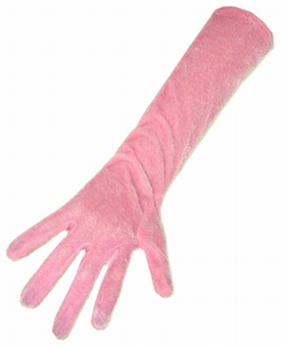 handschoenen roze fluweel