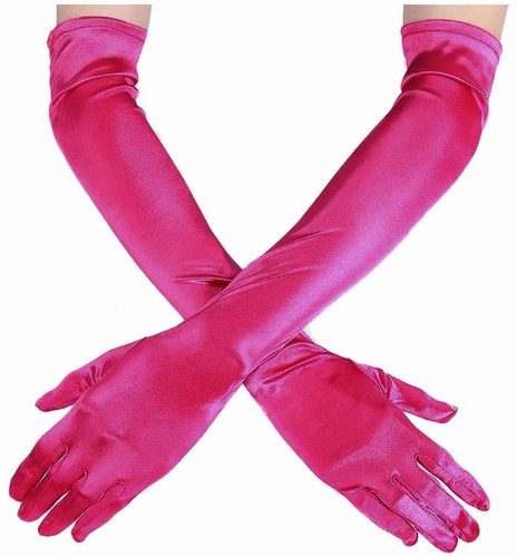 handschoenen donkerroze