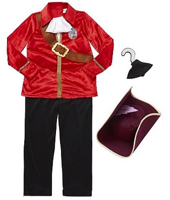 Kapitein Haak met accessoires