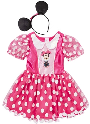 Minnie Mouse roze met haarband
