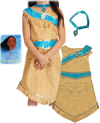 Pocahontas 1 met halsketting