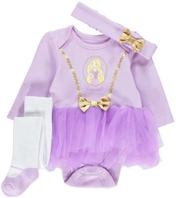 Rapunzel met haarband en maillot