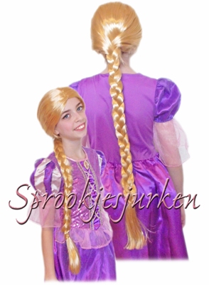 Rapunzel vlechtpruik