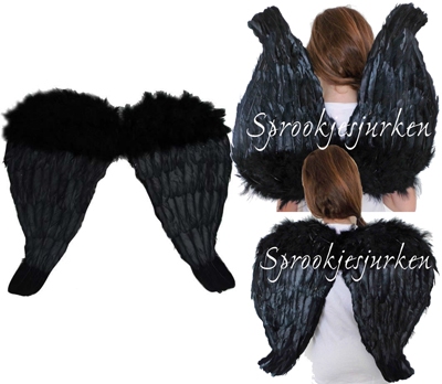 vleugels engel zwart
