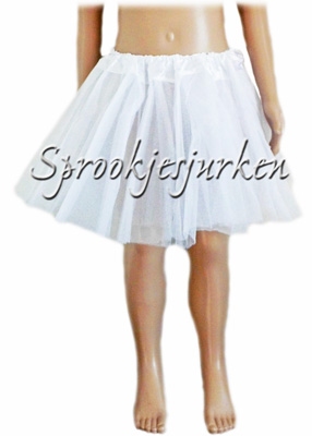 witte petticoat rokje tutu