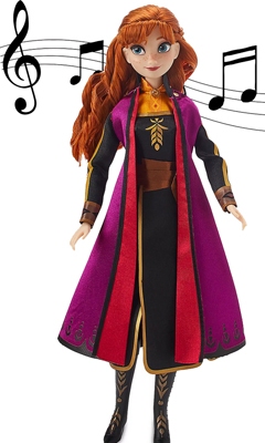 Anna Frozen zingende Disney pop