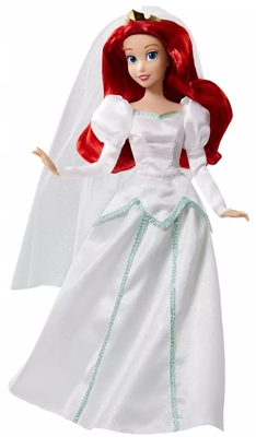 Ariël kleine zeemeermin Disney pop met poppenborstel