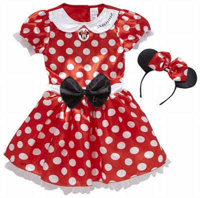 Minnie Mouse 2 rood met haarband