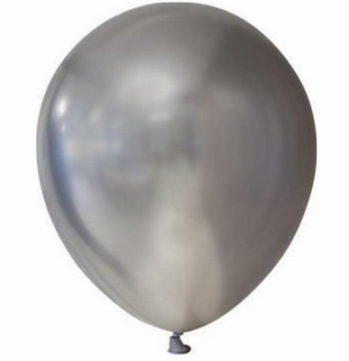 Ballon zilvergrijs metallic