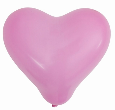 Ballon hart, roze