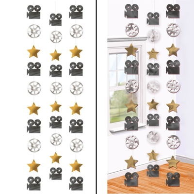 hangdecoratie film (3 slingers)