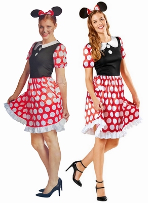 Minnie Mouse jurk 1 met haarband