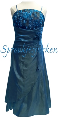 galajurk metallic 2 blauw/groen