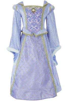 prinsessenjurk lichtblauw/lila