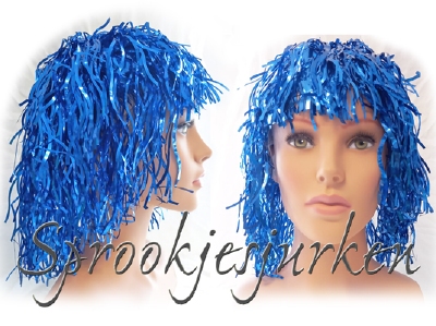 partypruik blauw
