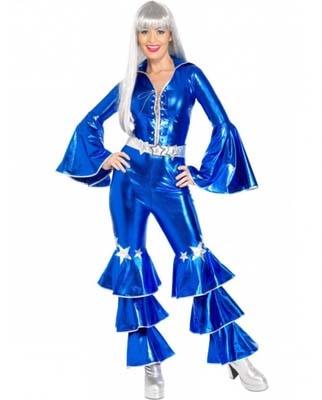 ABBA Disco pak blauw metallic