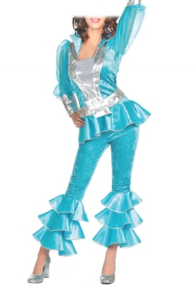 ABBA Disco pak lichtblauw