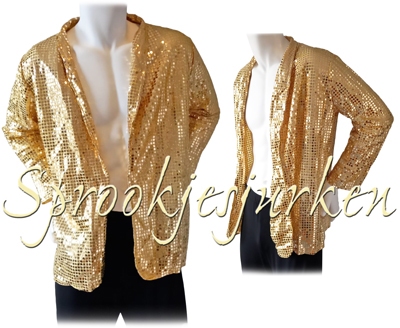 jas glitter goud, Mix&Match