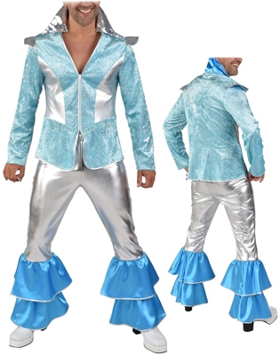 blauw pak "Disco"