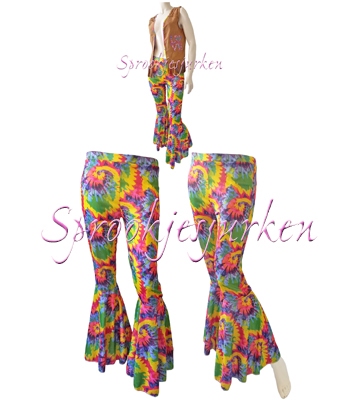 broek Hippie stretch kleurig, Mix&Match