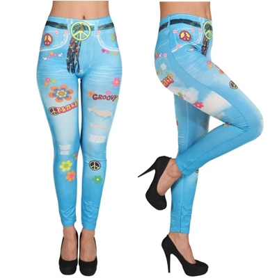 broek Hippie stretch legging "spijker", Mix&Match