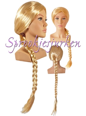 Rapunzel vlechtpruik