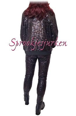 Glitter set: broek en jas