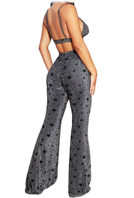 glitter set sterren: broek en topje