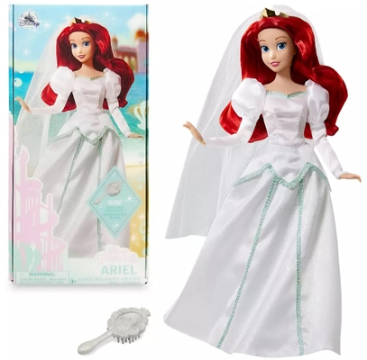 Ariël kleine zeemeermin Disney pop met poppenborstel