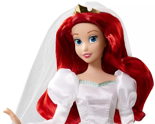 Ariël kleine zeemeermin Disney pop met poppenborstel