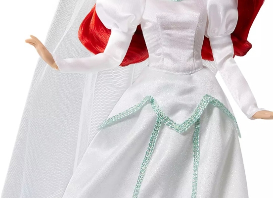 Ariël kleine zeemeermin Disney pop met poppenborstel