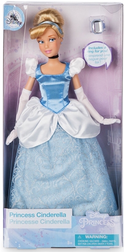 Assepoester Disney pop met een broche