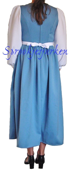 Belle blauw (dorpsjurk)