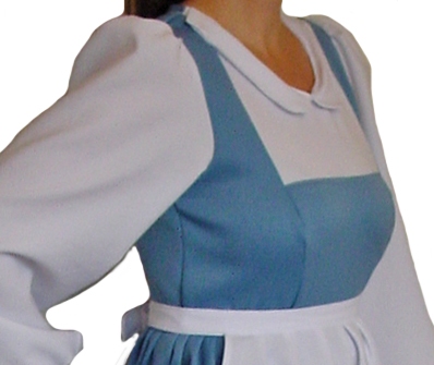 Belle blauw (dorpsjurk)