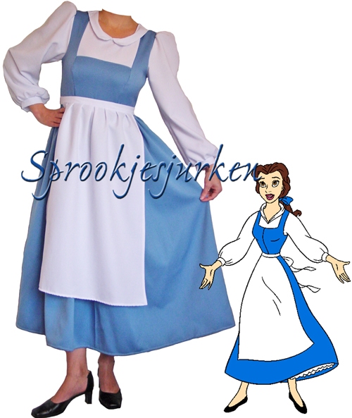 Belle blauw (dorpsjurk)