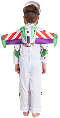 Buzz Lightyear 2 uit Toy Story met vleugels en masker