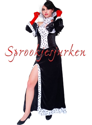 Cruella De Vil jurk 2