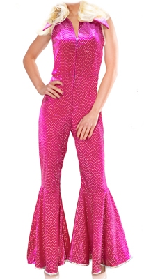 Disco pak roze met pailletten