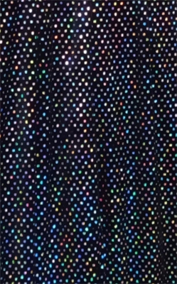 Disco pak zwart met pailletten