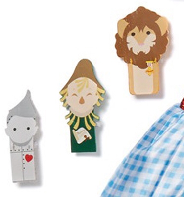 Dorothy met vingerpoppetjes, schoentjes en tasje!