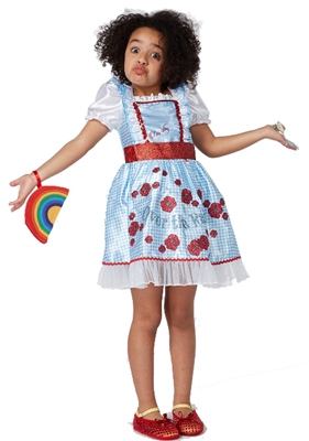 Dorothy met vingerpoppetjes, schoentjes en tasje!