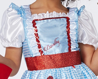 Dorothy met vingerpoppetjes, schoentjes en tasje!