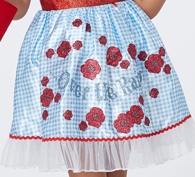 Dorothy met vingerpoppetjes, schoentjes en tasje!