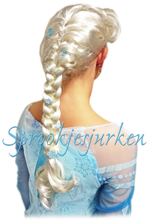 Elsa vlechtpruik ACTIEPRIJS!