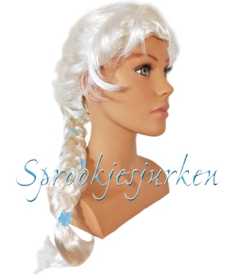 Elsa vlechtpruik ACTIEPRIJS!